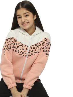 Natilene - Girls Printed Hooded Sweatshirt