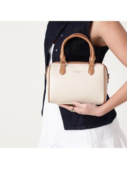 Fastrack - Swirl Satchel Bag With Detachable Strap - White