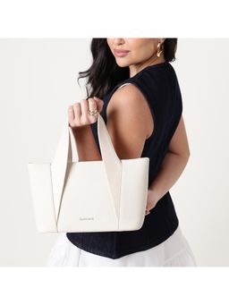 Fastrack - Vanilla Plait Satchel Bag With Detachable Strap