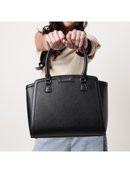 Fastrack - Black Core Satchel Bag With Detachable Strap