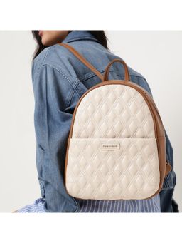Fastrack - Quilt Pop Backpack - Beige & Tan