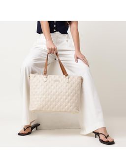 Fastrack - Quilted Crush Laptop Tote Bag With Detachable Strap