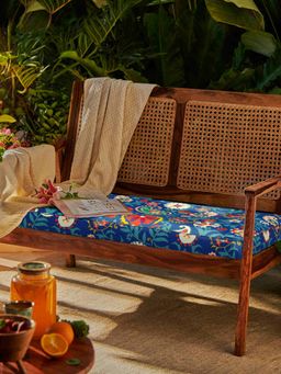 Chumbak - French Rattan Loveseat - India Paisleys