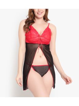 BRACHY - Babydoll and Panty Red (Set of 2)