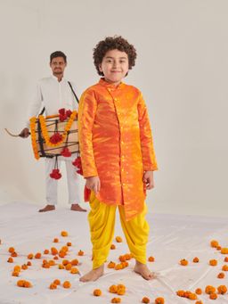 PSPeaches - Boys Ethnic Motifs Regular Kurta with Dhoti Pants (Set of 2)