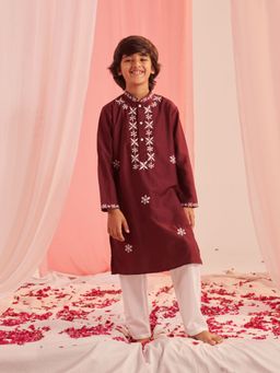 PSPeaches - Boys Regular Kurta with Pyjamas (Set of 2)
