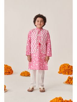 PSPeaches - Boys Regular Kurta with Pyjamas and Jacket (Set of 3)