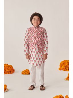 PSPeaches - Boys Regular Kurta with Pyjamas and Jacket (Set of 3)