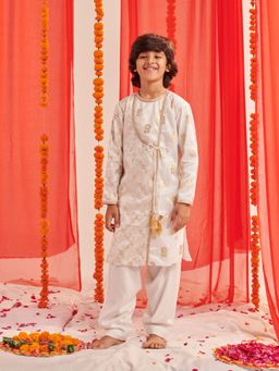 PSPeaches - Boys Floral Regular Kurta with Trousers (Set of 2)