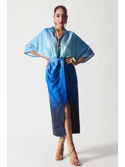 CINCIN Fashion - Twilight Ombre Blue Maxi Dress
