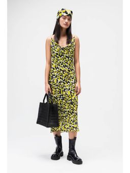 Genes Lecoanet Hemant - Floral Collage Satin Slip Dress