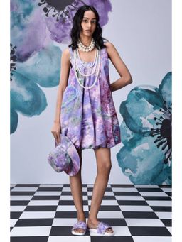 Genes Lecoanet Hemant - French Lavender Loose Fit Balloon Dress