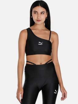 Puma - Dare To Crop Womens Black T-shirt