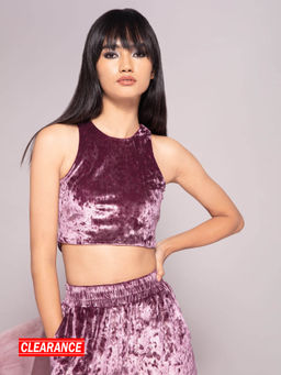 Twenty Dresses by Nykaa Fashion - Mauve A Pop Of Colour Top