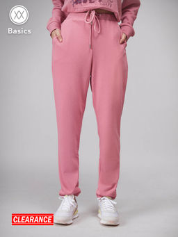 Twenty Dresses by Nykaa Fashion - Basics Pink Solid Joggers