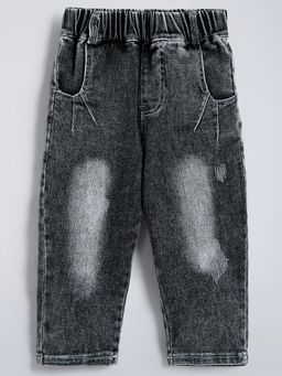 Hopscotch - Contrast Stitch Denim Jeans