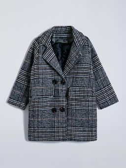 Hopscotch - Classic Plaid Long Overcoats