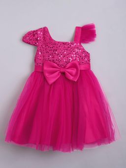 Hopscotch - Sequinned Party Knee Length Dress