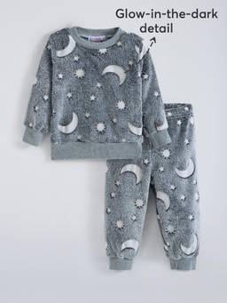 Hopscotch - Moon Woven Sweatshirt and Jogger