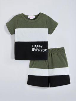 Hopscotch - Typographic T-shirt and Shorts