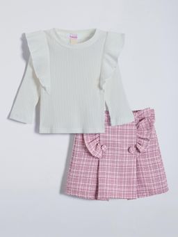 Hopscotch - Plaid Top and Skorts