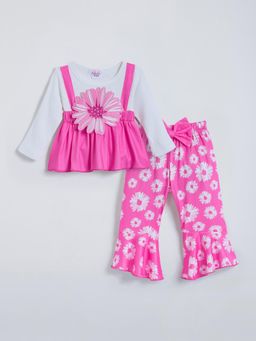 Hopscotch - Floral Applique Top and Pant