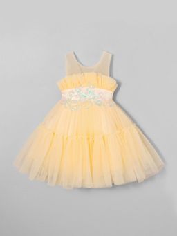 Hopscotch - Sequinned Party Knee Length Dress