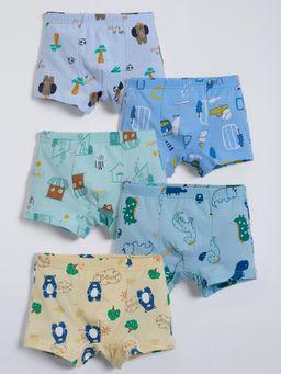 Hopscotch - All-Over Printed Underwear (Pack of 5)