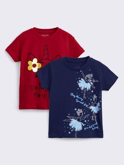 Hopscotch - Pure Cotton T-Shirts (Pack of 2)