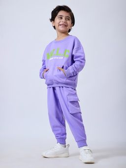 Hopscotch - Text Jogger With Sweatshirt
