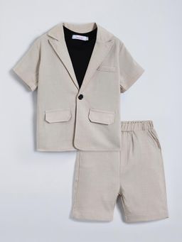 Hopscotch - Formal Shorts with T-Shirt & Shirt