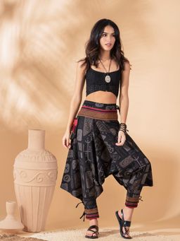 The Veshti Company - Women's Cotton Baggy Bohemian Harem Pants -Terra Fragments