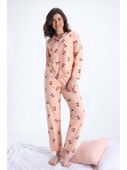 Zivame - Knit Cotton Shirt and Pyjama