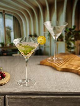 Trovea's - Elegant Martini Glass-German Crystal