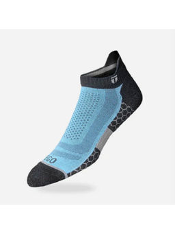 Tego - Unisex Socks Ankle Coolmax Blue & Grey