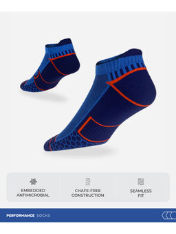 Tego - Unisex Socks Ankle Trail Light Nylon Navy Blue