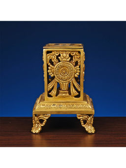 Ekaa Handicrafts - Brass Tirupati Balaji Dhoop Dani & Incense Holder