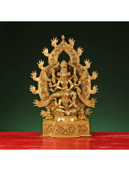 Ekaa Handicrafts - 12.5" Kamakhya Devi Brass Statue