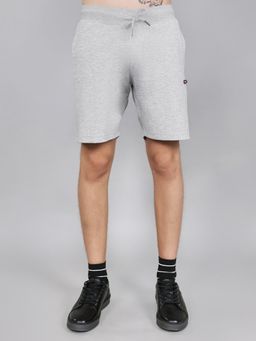 Monte Carlo - Men's Grey Regular Fit Plain Bermuda