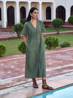 Okhai - Bell Pepper Pure Cotton Dress