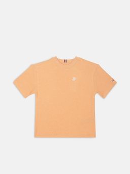 Tommy Hilfiger - Boys Texture Regular Fit Cotton T-Shirt