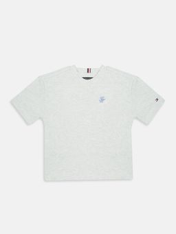 Tommy Hilfiger - Boys Texture Regular Fit Cotton T-Shirt
