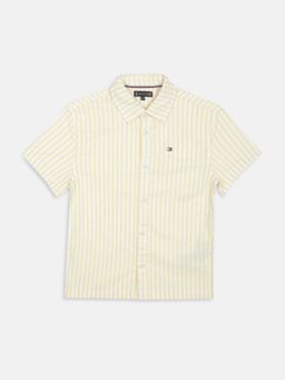 Tommy Hilfiger - Boys Striped Regular Fit Oxford Shirt