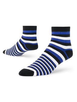 Dynamocks - Stripes X - Men and Women Ankle Length Socks - Free Size