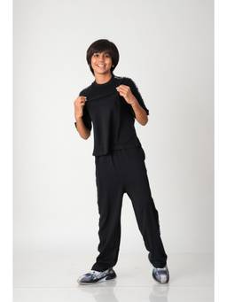 Urban buds - Boys Cotton T-shirt and Signature Tape Trackpant