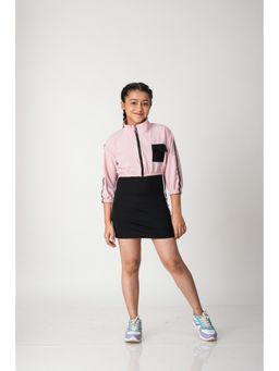 Urban buds - Premium Girls Layered Dress with Jacket