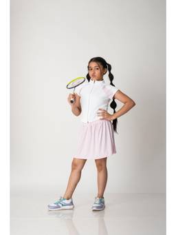 Urban buds - Premium Girls Zip-Front Jacket and Skirt
