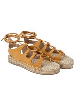 PARIPARI - Tan Lace Ups Gladiator