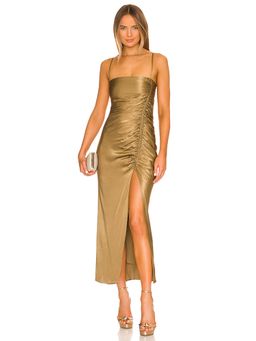 Shona Joy - Thalia Bias Ruched Midi Dress