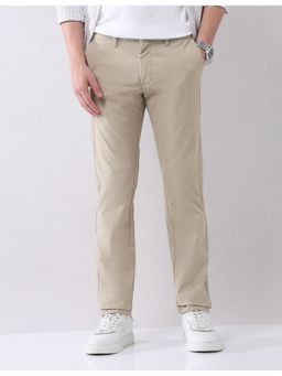 AD By Arvind - Beige Modern Slim Fit Chinos